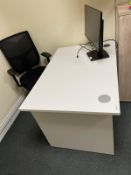 1 x Office Workstation Desk with Swivel Chair