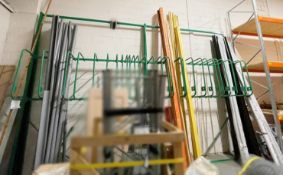 1 x Assorted Collection of Unused Wooden Stripwood, Polypipe Piping and Guttering