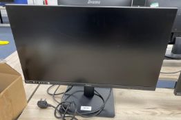 1 x iiyma ProLite 27 Inch Flat Screen Monitor - 1920 x 1080 Resolution - Model XU2793HS-B4