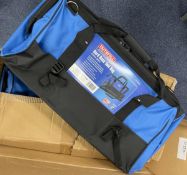 8 x Faithfull Hard Base Tool Bag - 24 Inches with 17 Pockets - New Boxed Stock