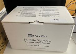 1 x Pureflo Purelite Xstream Powered Air Purifying Respirator - New Boxed Stock with Batteries