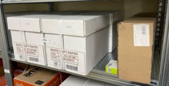 4 x Boxes of A4 Copy Paper and 1 x Box of Envelopes - Lot Includes 20 x Reams of 500 Sheets - New