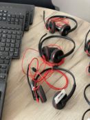 3 x Plantronics C3220 Headsets with Microphones