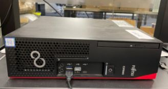 1 x Fujitsu Esprimo SFF Desktop Computer Featuring an Intel i5 9th Gen Processor and 8gb Ram