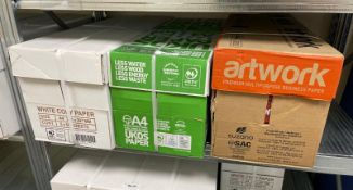 6 x Boxes of Various A4 White Copy Paper - New Boxed Stock