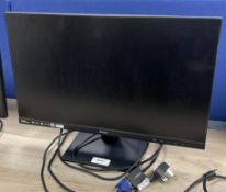 1 x iiyma ProLite 23.8 Inch Flat Screen Monitor - 1920 x 1080 Resolution - Model XU2493HS-B4