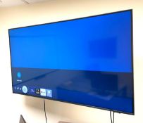 1 x Samsung 43 Inch 4K Ultra Smart Commercial Television with Wall Mount and Remote Control