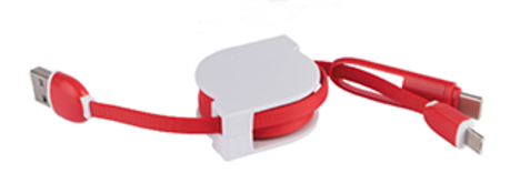 250 x USB Multi Phone Charger - Colour: Red - New Boxed Stock - Ref: 303058.06.05