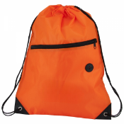 200 x Rio Sports Drawstring Bags with Front Zip Pocket and Slot for Wired Chargers or Headphones