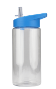 100 x Orlando 520ml Drinks Bottles with Screw Tops Lids Featuring Flip Out Straw Spout
