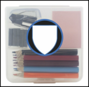 1,000 x Sussex Stationery Sets Including Mini Stapler, Tape Dispenser, Pencils and Sticky Notes