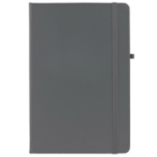 100 x Abbey A5 Soft Feel PU Cover Notebooks Featuring FSC Certified Paper, Coloured Elastic Closure