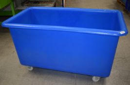 1 x Large Blue Storage Bin on Castors - Ref: VSS241Location: