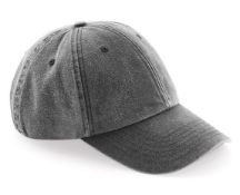 10 x Low Profile Vintage Baseball Caps in Vintage Black - New Stock - Ref: 4314.03