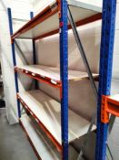 1 x Heavy Duty Warehouse Storage Shelving Rack - Dimensions: H196 x W249 x D50 cms