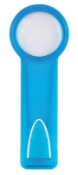 500 x Plastic Magnifiers Featuring Frosted Blue Finish and a Clip to Attach to Reports or Books etc