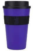 36 x Milano 450ml Travel Coffee Mugs With Lids - Colour: Purple - New Boxed Stock - Ref: 701479.7 -