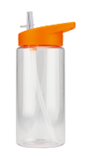 180 x Orlando 520ml Drinks Bottles with Screw Tops Lids Featuring Flip Out Straw Spout