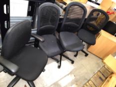 6 x Assorted Office Chairs - Ref: VSS179