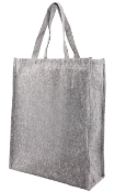 100 x Manhattan Large Linen Tote Shopper Bags - Canvas Style - Colour: Grey - New Boxed Stock