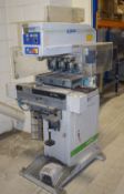 2 x Kent Kipp150 Pad Printing Machines - Dimensions: H154 x W87 x D90 cms - Ref: VSS206/VSS171