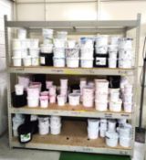 1 x Heavy Duty Warehouse Shelving - Includes 2 x Uprights, 8 x Cross Beams and Wooden Shelves
