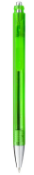 2,000 x Frosty Coloured Ballpens - Colour: Silver / Lime Green - New Boxed Stock - Ref: 102025.19