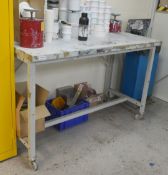 1 x Heavy Duty Workbench - Dimensions: H85 x W150 x D70 cm - Ref: VSS150