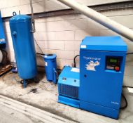 1 x Hydrovane HV04 Rotary Vane Compressor with HILINE ConSEP 300 Oil Water Separator