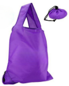 200 x Scrunchy Shopper Bags in Purple - New Boxed Stock - Ref: 403007.14