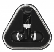 500 x Sets of Mini Earphones with Protection Cases - Colour: Black - New Boxed Stock - Ref: 303049.0