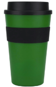 36 x Milano 450ml Travel Coffee Mugs With Lids - Colour: Emerald Green - New Boxed Stock - Ref: 7014