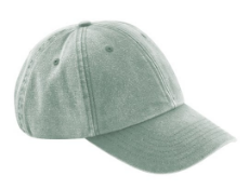 10 x Low Profile Vintage Baseball Caps in Vintage Sage Green - New Stock - Ref: 4314.29
