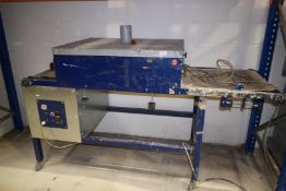 1 x Industrial Conveyor Tunnel Printing Dryer - Dimensions: H91/118 x W75 x D208 cms