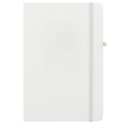 100 x Abbey A5 Soft Feel PU Cover Notebooks Featuring FSC Certified Paper, Coloured Elastic Closure