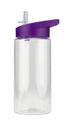 200 x Orlando 520ml Drinks Bottles with Screw Tops Lids Featuring Flip Out Straw Spout