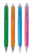 1,000 x Popsicle Ballpens Featuring Black Ink - Colour: Translucent Orange - New Boxed Stock