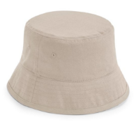 10 x Organic Cotton Bucket Hats - Colour: Sand - New Stock - Ref: 4305.01
