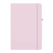 100 x Abbey A5 Soft Feel PU Cover Notebooks Featuring FSC Certified Paper, Coloured Elastic Closure