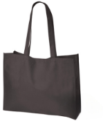 200 x Big Shopper Washable Bags with Velcro Fasteners - Colour: Black - New Boxed Stock - Ref: 40302