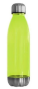 36 x Havana Tritan 700ml Drinking Bottles - Colour: Stainless Steel / Clear Lime Green - New Boxed