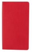 60 x Calista Slim Premium 80gsm Notebooks with Card Holder - Colour: Red - New Boxed Stock
