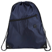 200 x Rio Sports Drawstring Bags with Front Zip Pocket and Slot for Wired Chargers or Headphones