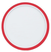 340 x Non-Slip Mug Coasters - Colour: Red - New Boxed Stock - Ref: 303052.06.05