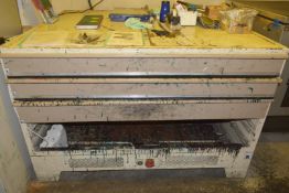 1 x Screen Printing Unit - Dimensions: H x W x D cms