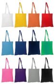 150 x Empire Exhibition Shopper Bags - 100% Natural 5oz Cotton - Colour: Grey - New Boxed Stock
