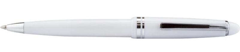 1,000 x Alpine Push Action Ballpens with Black Ink - Colour: White - New Boxed Stock - Ref: 102073.0