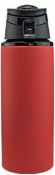 36 x Vadar Soft Feel Aluminium 700ml Drinking Bottles with Handles - Colour: Red - New Boxed Stock