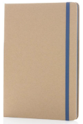 50 x Borrowdale A5 Hardback Notebooks with Cream Lined Paper - Colour: Natural and Elastic in Purple