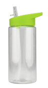 200 x Orlando 520ml Drinks Bottles with Screw Tops Lids Featuring Flip Out Straw Spout
